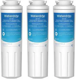 Waterdrop UKF8001 Refrigerator Water Filter 4, 3 Pack, Replacement for Whirlpool® EDR4RXD1, EveryDrop® Filter 4, Maytag® UKF8001AXX-750 Waterdrop UKF8001 Refrigerator Water Filter 4, 3 Pack, Replacement for Whirlpool® EDR4RXD1, EveryDrop® Filter 4, Maytag® UKF8001AXX-750