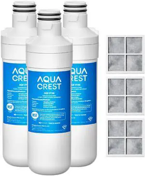 AQUA CREST LT1000PC Refrigerator Water Filter and Air Filter, 3 Combo, Replacement for LG® LT1000P®, LT1000PC, LT1000PCS, ADQ74793501 AQUA CREST LT1000PC Refrigerator Water Filter and Air Filter, 3 Combo, Replacement for LG® LT1000P®, LT1000PC, LT1000PCS, ADQ74793501