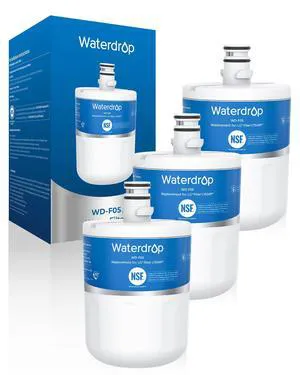 Waterdrop 5231JA2002A Refrigerator Water Filter, 3 Pack, Replacement for LG®LT500P®, GEN11042FR-08, ADQ72910911, ADQ72910901, Kenmore® 9890, 46-9890, LFX25974ST, LMX25964ST Waterdrop 5231JA2002A Refrigerator Water Filter, 3 Pack, Replacement for LG®LT500P®, GEN11042FR-08, ADQ72910911, ADQ72910901, Kenmore® 9890, 46-9890, LFX25974ST, LMX25964ST