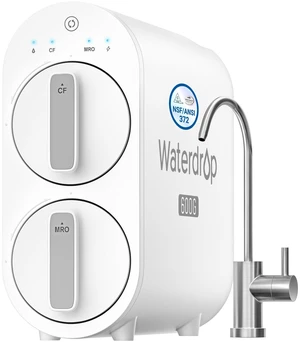 Waterdrop G2P600 Under-Sink RO System, 600 GPD Tankless RO Water Filtration, 7 Stage RO Water Filtration, NSF/ANSI 372 Certified, 2:1 Pure to Drain, TDS Reduction Waterdrop G2P600 Under-Sink RO System, 600 GPD Tankless RO Water Filtration, 7 Stage RO Water Filtration, NSF/ANSI 372 Certified, 2:1 Pure to Drain, TDS Reduction