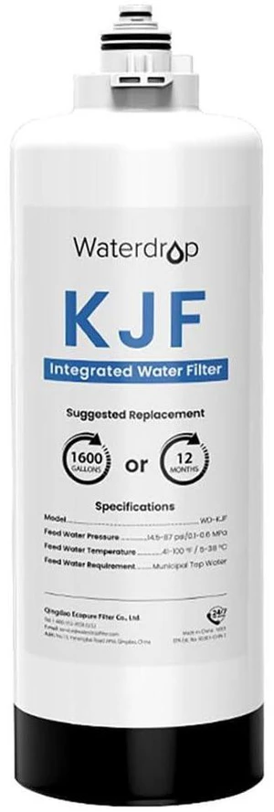 Waterdrop KJF Filter, Replacement for KJ600 RO System, 12-month Lifetime Waterdrop KJF Filter, Replacement for KJ600 RO System, 12-month Lifetime