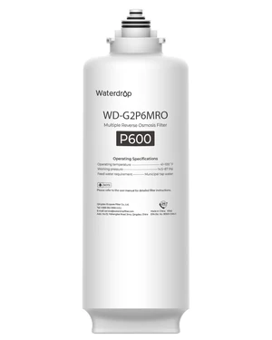 Waterdrop G2P6MRO Filter, Replacement for G2P600 RO System, 2-Year Lifetime, Only Compatible with G2P600 RO System Waterdrop G2P6MRO Filter, Replacement for G2P600 RO System, 2-Year Lifetime, Only Compatible with G2P600 RO System