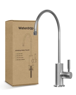 Waterdrop G2FCT-BN Drinking Water Faucet, NSF/ANSI 372 Certified, Brushed, RO Water Filter Faucet for Kitchen Bar Sink, Lead-Free, 304 Stainless Steel, Single Handle, 360° Swivel Spout Waterdrop G2FCT-BN Drinking Water Faucet, NSF/ANSI 372 Certified, Brushed, RO Water Filter Faucet for Kitchen Bar Sink, Lead-Free, 304 Stainless Steel, Single Handle, 360° Swivel Spout