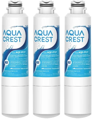 AQUA CREST AQF-FF27 Replacement for Samsung HAF-CIN/EXP Water Filter 3 Pack, Replacement for DA29-00020B, RF28HMEDBSR, RF263BEAESR, RF4287HARS, HAF-CIN, DA97-08006A, 46-9101, Refrigerator Water Filter AQUA CREST AQF-FF27 Replacement for Samsung HAF-CIN/EXP Water Filter 3 Pack, Replacement for DA29-00020B, RF28HMEDBSR, RF263BEAESR, RF4287HARS, HAF-CIN, DA97-08006A, 46-9101, Refrigerator Water Filter