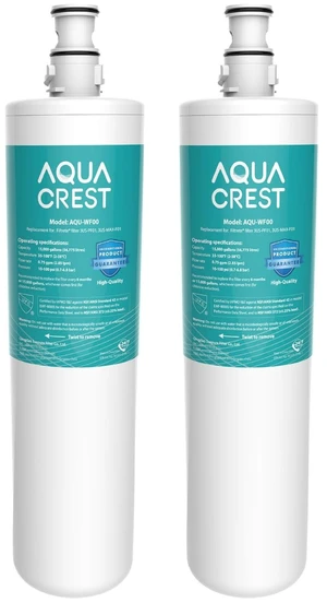 AQUA CREST 3US-PF01 Water Filter Replacement for Filtrete® 3US-PS01, 2 Pack, Compatible with Filtrete® 3US-MAX-F01H, 3US-PF01H, HF20 HF25 HF27, Manitowoc K-00337, K-00338, Delta RP78702, NSF/ANSI 42 AQUA CREST 3US-PF01 Water Filter Replacement for Filtrete® 3US-PS01, 2 Pack, Compatible with Filtrete® 3US-MAX-F01H, 3US-PF01H, HF20 HF25 HF27, Manitowoc K-00337, K-00338, Delta RP78702, NSF/ANSI 42