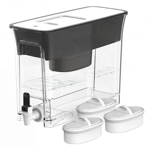 Waterdrop WFD-40L Water Filter Dispenser with 3 Filters, 35-Cup, Black,200-Gallon Long-Life Water Filter Pitcher, Large Capacity, Reduces Chlorine, PFOA/PFOS and More, BPA Free Waterdrop WFD-40L Water Filter Dispenser with 3 Filters, 35-Cup, Black,200-Gallon Long-Life Water Filter Pitcher, Large Capacity, Reduces Chlorine, PFOA/PFOS and More, BPA Free