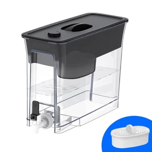 Waterdrop WFD-40L-L Water Filter Dispenser, 35-Cup Large Capacity, Black,200-Gallon Long-Life, Faster Filtration, Reduces Chlorine, PFOA/PFOS and More, BPA Free Waterdrop WFD-40L-L Water Filter Dispenser, 35-Cup Large Capacity, Black,200-Gallon Long-Life, Faster Filtration, Reduces Chlorine, PFOA/PFOS and More, BPA Free