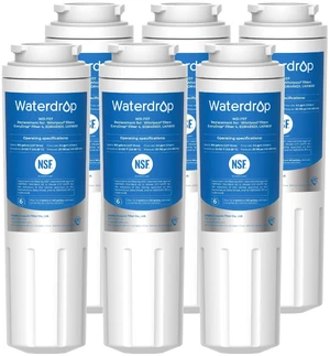 Waterdrop EDR4RXD1 Water Filter Replacement for EveryDrop® Filter 4, 6 Pack, Replacement for Whirlpool® UKF8001, 4396395, Maytag® UKF8001AXX-200, UKF8001AXX-750, Kenmore® 46-9006, Refrigerator Filter Waterdrop EDR4RXD1 Water Filter Replacement for EveryDrop® Filter 4, 6 Pack, Replacement for Whirlpool® UKF8001, 4396395, Maytag® UKF8001AXX-200, UKF8001AXX-750, Kenmore® 46-9006, Refrigerator Filter
