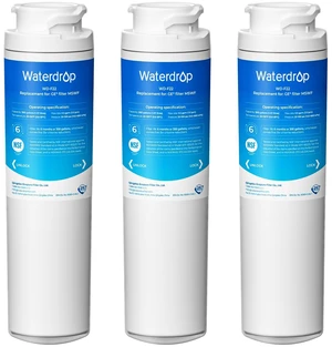 Waterdrop MSWF Refrigerator Water Filter, Replacement for GE® MSWF, 3 Pack, Compatible With GE® 101820A, 101821B, RWF1500A, MSWF3PK, MSWFDS, PC46783, PS1559689, WR02X12345 Waterdrop MSWF Refrigerator Water Filter, Replacement for GE® MSWF, 3 Pack, Compatible With GE® 101820A, 101821B, RWF1500A, MSWF3PK, MSWFDS, PC46783, PS1559689, WR02X12345