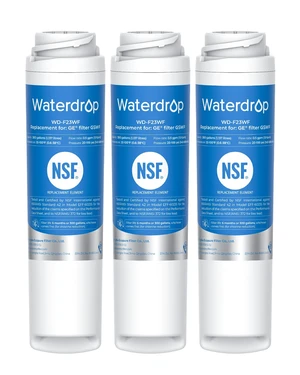 Waterdrop GSWF Refrigerator Water Filter, Replacement for GE® GSWF, 3 Pack,Replacement for GE® GSWF Smart Water 238C2334P001, Kenmore® 46-9914, 469914, 9914 Waterdrop GSWF Refrigerator Water Filter, Replacement for GE® GSWF, 3 Pack,Replacement for GE® GSWF Smart Water 238C2334P001, Kenmore® 46-9914, 469914, 9914