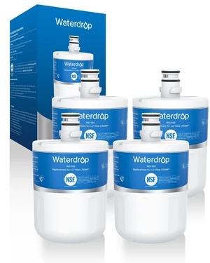 Waterdrop 5231JA2002A Refrigerator Water Filter, 4 Pack,Replacement for LG®LT500P®, GEN11042FR-08, ADQ72910911, ADQ72910901, Kenmore® 9890, 46-9890, LFX25974ST, LMX25964ST Waterdrop 5231JA2002A Refrigerator Water Filter, 4 Pack,Replacement for LG®LT500P®, GEN11042FR-08, ADQ72910911, ADQ72910901, Kenmore® 9890, 46-9890, LFX25974ST, LMX25964ST