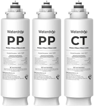 Waterdrop 2TSPP TSCT Undersink Replacement Water Filter for TSU & TSU-WB Waterdrop 2TSPP TSCT Undersink Replacement Water Filter for TSU & TSU-WB
