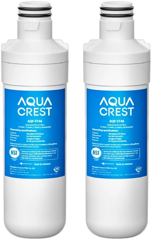 AQUA CREST LT1000PC ADQ747935 MDJ64844601 Refrigerator Water Filter, 2 Pack,Replacement for LG® LT1000P®, LT1000PC, LT1000PCS, ADQ74793501, ADQ74793502, LFXS26973S, LMXS28626S, Kenmore® 469980, 9980 AQUA CREST LT1000PC ADQ747935 MDJ64844601 Refrigerator Water Filter, 2 Pack,Replacement for LG® LT1000P®, LT1000PC, LT1000PCS, ADQ74793501, ADQ74793502, LFXS26973S, LMXS28626S, Kenmore® 469980, 9980