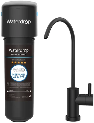 Waterdrop 10UB-B Under Sink Water Filter System with Dedicated Black Faucet, Reduces PFAS, PFOA/PFOS, Lead, Chlorine, Bad Taste & Odor, Under Sink Water Filter, NSF/ANSI 42 Certified, 1 Year Waterdrop 10UB-B Under Sink Water Filter System with Dedicated Black Faucet, Reduces PFAS, PFOA/PFOS, Lead, Chlorine, Bad Taste & Odor, Under Sink Water Filter, NSF/ANSI 42 Certified, 1 Year