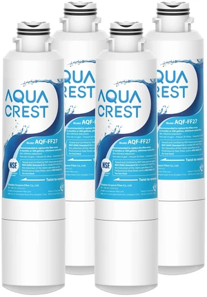 AQUA CREST AQF-FF27 Replacement for Samsung HAF-CIN/EXP Water Filter 4 Pack,Replacement for DA29-00020B, RF28HMEDBSR, RF263BEAESR, RF4287HARS, HAF-CIN, DA97-08006A, 46-9101, Refrigerator Water Filter AQUA CREST AQF-FF27 Replacement for Samsung HAF-CIN/EXP Water Filter 4 Pack,Replacement for DA29-00020B, RF28HMEDBSR, RF263BEAESR, RF4287HARS, HAF-CIN, DA97-08006A, 46-9101, Refrigerator Water Filter