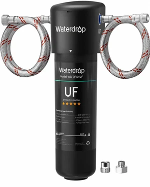Waterdrop 10UA-UF 0.01 m Ultra Filtration Under Sink Water Filter System,Reduces Lead, Chlorine, Bad Taste & Odor, Connects Directly to Your Faucet, 1 Year Waterdrop 10UA-UF 0.01 m Ultra Filtration Under Sink Water Filter System,Reduces Lead, Chlorine, Bad Taste & Odor, Connects Directly to Your Faucet, 1 Year