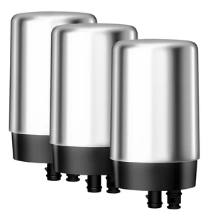 AQUA CREST Faucet Water Filter, Replacement for Brita® Filter, Brita® 36311 On Tap Water Filtration System, FR-200, FF-100, 100 Gallons, Chrome (3 Packs) AQUA CREST Faucet Water Filter, Replacement for Brita® Filter, Brita® 36311 On Tap Water Filtration System, FR-200, FF-100, 100 Gallons, Chrome (3 Packs)