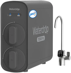 Waterdrop G5P700A-PRO Alkaline Mineral pH+ Reverse Osmosis System, 700 GPD, NSF/ANSI 58 & 372 Certified, 8-Stage Dual Flow RO Water Filtration System, 2:1 Pure to Drain, LED Faucet, Tankless RO System Waterdrop G5P700A-PRO Alkaline Mineral pH+ Reverse Osmosis System, 700 GPD, NSF/ANSI 58 & 372 Certified, 8-Stage Dual Flow RO Water Filtration System, 2:1 Pure to Drain, LED Faucet, Tankless RO System