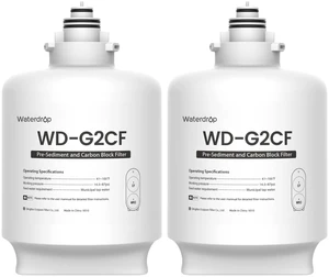 Waterdrop G2-2CF Filter, Replacement for G2/G2P600/G2MNR RO System, 2-Pack, 12-Month Lifetime Each, Under-Sink Water Filter Replacement, Long Lifespan, High Capacity, Easy Replacement Waterdrop G2-2CF Filter, Replacement for G2/G2P600/G2MNR RO System, 2-Pack, 12-Month Lifetime Each, Under-Sink Water Filter Replacement, Long Lifespan, High Capacity, Easy Replacement