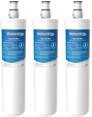 Waterdrop 3US-MAX-F01, 3US-PF01 Under Sink Water Filter, 3 Pack,Compatible with Filtrete® Maximum 3US-MAX-S01, 3US-PS01, Aqua-Pure C-Cyst-FF, Manitowoc K-00337 K-00338, HF20-S, NSF/ANSI 42 Waterdrop 3US-MAX-F01, 3US-PF01 Under Sink Water Filter, 3 Pack,Compatible with Filtrete® Maximum 3US-MAX-S01, 3US-PS01, Aqua-Pure C-Cyst-FF, Manitowoc K-00337 K-00338, HF20-S, NSF/ANSI 42