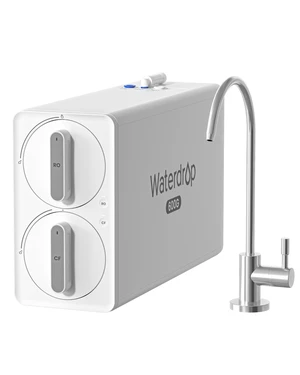 Waterdrop G6A6 Compact Alkaline Mineral Reverse Osmosis System, 600 GPD,81.8% Space Saving RO System, 600 GPD High-Flow Performance, 8-Stage, 2:1 Pure to Drain Waterdrop G6A6 Compact Alkaline Mineral Reverse Osmosis System, 600 GPD,81.8% Space Saving RO System, 600 GPD High-Flow Performance, 8-Stage, 2:1 Pure to Drain