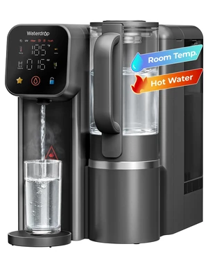 Waterdrop M6H Instant Hot Countertop RO Water Filter System, Glass Pitcher,NSF/ANSI 58 Certified, 7-Stage RO Filtration, Reduce PFAS/TDS, 3:1 Pure to Drain, Hot & Room-Temp Water, Installation-Free Waterdrop M6H Instant Hot Countertop RO Water Filter System, Glass Pitcher,NSF/ANSI 58 Certified, 7-Stage RO Filtration, Reduce PFAS/TDS, 3:1 Pure to Drain, Hot & Room-Temp Water, Installation-Free
