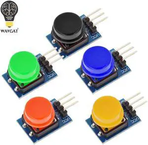 5PCS 12X12MM Big key module Big button module Light touch switch module with hat High level output