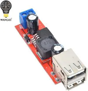 Dual USB Output DC-DC Step Down Buck Power Module 9V/12V/24V/36V to 5V USB 3A for Vehicle Charger LM2596 Dual USB Output DC-DC Step Down Buck Power Module 9V/12V/24V/36V to 5V USB 3A for Vehicle Charger LM2596