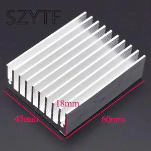 Heat sink 60*45*18MM (silver) high-quality radiator