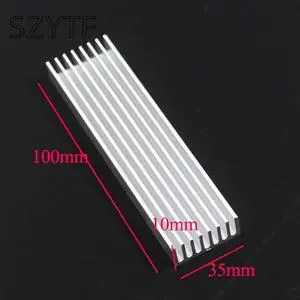 Heat sink 100 * 35 * 10MM (silver) quality radiator