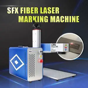 US Stock Fiber Laser Marking Machine JPT MOPA 60W 220*220mm Lens with 80mm Rotary Axis 
Deep Engraving Portable Easy to Operate