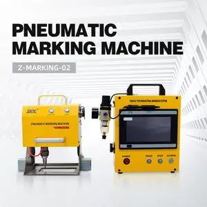 US Stock SFX Portable Pneumatic Marking Machine Working Area 120*50mm Metal Engraver for Vehicle Frame VIN Number