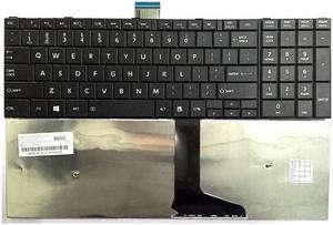 Replacement Keyboard For Toshiba Satellite C55-A C55D-A C55DT-A C55T-A C55-A5100 C55-A5105 C55-A5220 C55-A5242 C55-A5300 C55-A5310 C55-A5281 C55T-A5222, US Layout Black Color