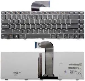 Replacement Backlit Keyboard For Dell 0V7JCY 90.4ID07.S01 AER01U00020 AER01U00220, US Layout Black Color