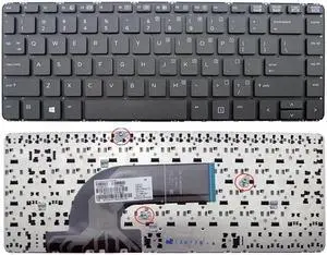 New US Black Keyboard Without Frame No Pointer For HP ProBook 640 G1 645 G1 P/N: 738687-001 736652-001 SG-61200-XUA SN9122