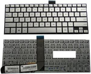 Replacement Keyboard Without Frame For Asus Q302 Q302LA Q302UA Q304 Q304UA Q302LA-BBI5T14 Q302LA-BBI5T19 Q302LA-BHI3T09 Q302LA-BSI5T16, US Layout Silver Color