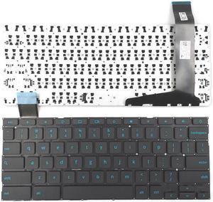 New US Black Keyboard Without Frame For Asus Chromebook C201 C201P C201PA C201PA-DS01 C201PA-DS02 C202 C202S C202SA C202SA-YS01 C202SA-YS02 0KNX0-1120US00 AE0Q3U00010 9Z.NBLSQ.301 NSK-UZ3SQ 01