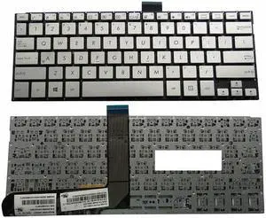 New Laptop English US Silver Keyboard For ASUS TP300 TP300L TP300LD Q302 Q302LA Q304 TP300LA TP300LG TP300UA P/N: 0KNB0-3122US00 9Z.N8JPC.D01 PK1316W410S NSK-UQD01