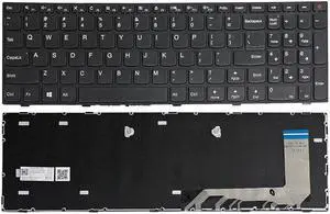 Replacement Keyboard For Lenovo IdeaPad 110-15ISK 110-17ACL 110-17IKB 110-17ISK, US Layout Black Color