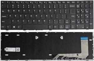 New US Black Keyboard Non-backlit with frame For Lenovo IdeaPad 110-15ISK P/N: 5N20L25958 5N20L25908 PK131NTA00 V155420AS1 V6386A-US