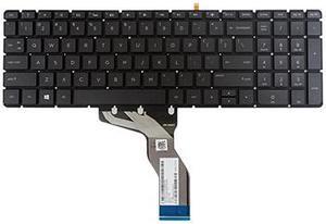Replacement Backlit Keyboard (without frame) For HP Pavilion 15-au 15-au000 15-au100 15-au010wm 15-au012nl 15-au018ca 15-au020wm 15-au023cl 15-au027cl 15-au037cl 15-au052nr, US Layout Black Color