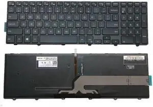 New US Black Backlit Keyboard For Dell Inspiron 15 7557 7559 Latitude 3550 P/N: G7P48 0G7P48
