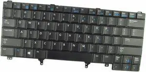 New US Black Keyboard without Backlit Without pointer For Dell Latitude E5420 E5430 E6220 E6230 E6330 E6420 E6430 E6440 Series