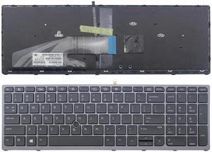 Replacement Backlit Keyboard With Frame For HP 848311-001 PK131C31A00 SG-81610-XUA SN7142BL, US Layout Black Color