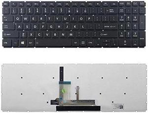 New US BlacK Backlit Keyboard Without Frame For Toshiba Satellite S55-C5138 S55-C5162 S55-C5214S S55-C5260 S55-C5262 S55-C5274 S55-C5248 S55-C5363 S55-C5364 S55-C5247 S55-C5161 S55-C5274D Series
