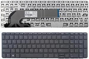 Replacement Keyboard With Frame For HP 6037B0088501 90.4ZA07.L01 904ZA07L01 90.4ZA07.S01 SG-59300-XUA SG-61300-XUA 738696-001 768787-001, US Layout Black Color