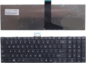 Replacement Laptop Keyboard For Toshiba Satellite C55-A5100 C55-A5182 C55-A5204 C55-A5220 C55-A5221 C55-A5242 C55-A5243NR C55-A5245, US Layout Black Color