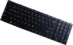 Replacement Laptop Keyboard For Toshiba Satellite V143070CS1 V143026CS1 6037B0084102 V000320330 V000320340 6037B0085002 9Z.N7TSV.801, US Layout Black Color
