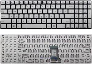 Replacement Keyboard Without Frame For ASUS N501 N501J N501JW N501VW UX501V UX501VW UX501 UX501J UX501JW UX52 Q501 N541, US Layout Silver Color