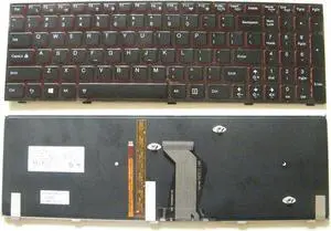 New US Black Backlit Keyboard For Lenovo Ideapad Y510 Y500S Y510P P/N: 25205518 25205516 25205517 25205438 25205474 25205408 HMB3354TLA51 T4B9-US MP-12B53USJ6861 PK130RR3A00 NSK-B54BC 9Z.N5SBC.401